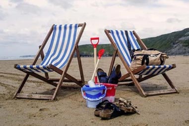 Beach chairs