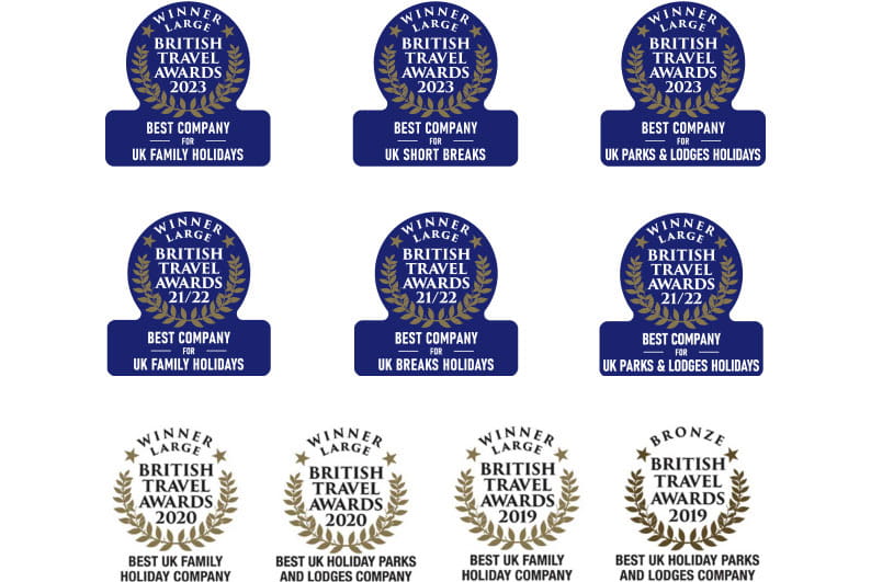 The British Travel Awards won by Parkdean Resorts