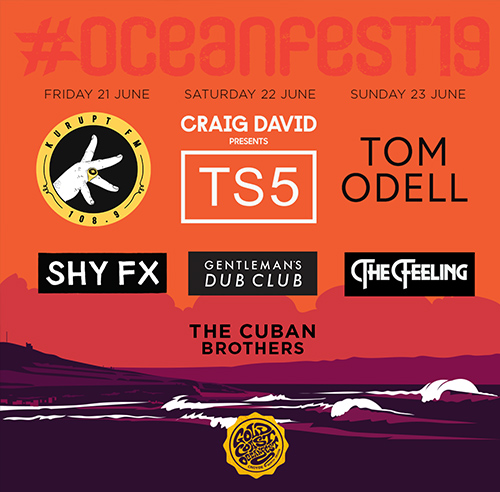 New line-up further acts announced for Oceanfest 2019
