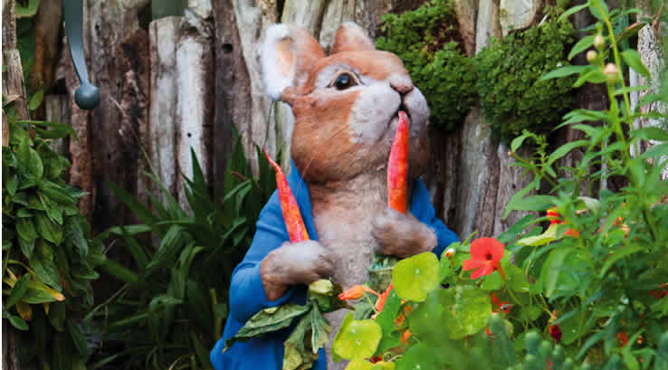 Peter Rabbit at Beatrix Potter World