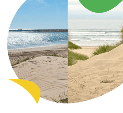 A comparison of two beaches