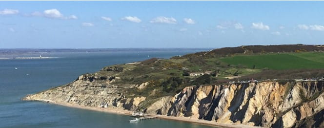The Isle of Wight coastline