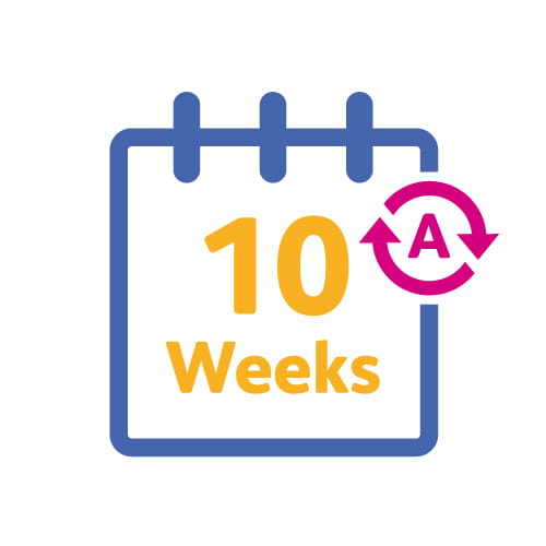 10 weeks automatic balance collection logo